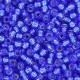 Toho seed beads 8/0 round Silver-Lined Sapphire - TR-08-35